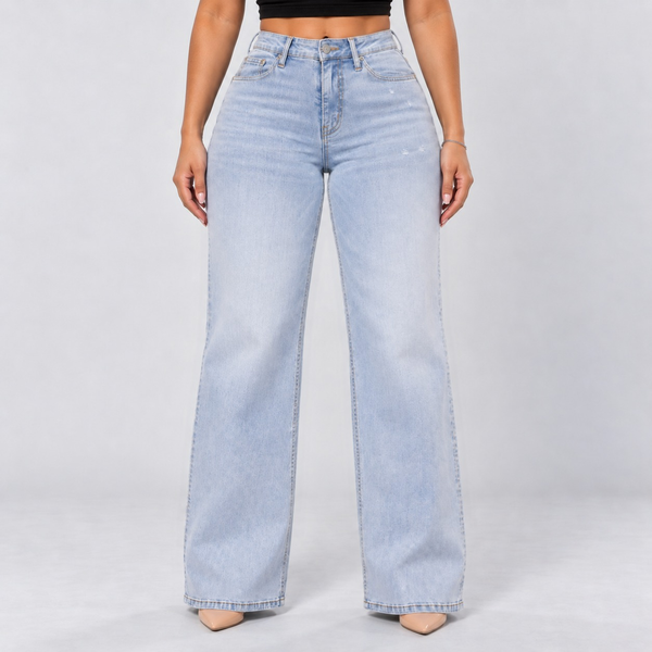 BootyLift™ BBL Mid-Low Rise Stretch Wide-Leg Jeans