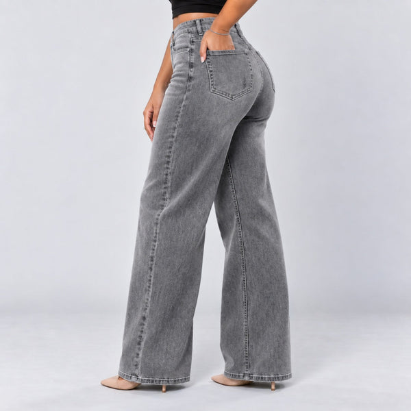 BootyLift™ BBL Mid-Low Rise Stretch Wide-Leg Jeans