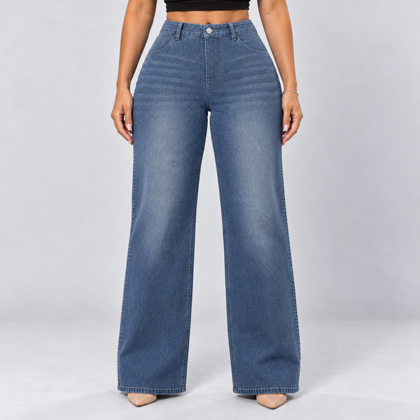 BootyLift™ BBL Built-In Lift High-Rise Straight-Leg Jeans