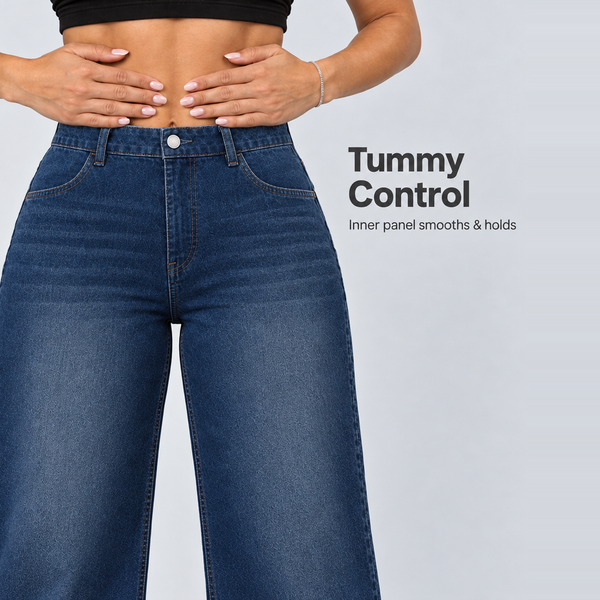 BootyLift™ BBL Built-In Lift High-Rise Straight-Leg Jeans