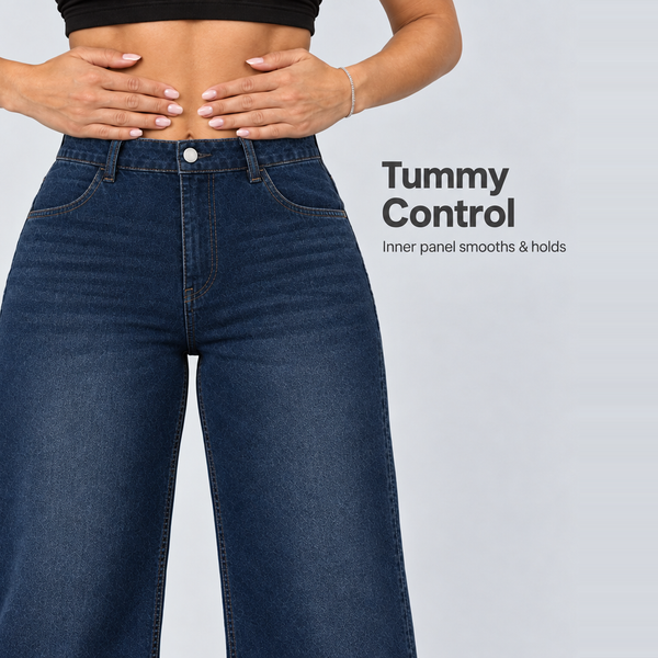 BootyLift™ BBL Built-In Lift High-Rise Straight-Leg Jeans