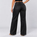 BootyLift™ BBL Mid-Low Rise Stretch Wide-Leg Jeans