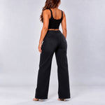 BootyLift™ BBL Mid-Low Rise Stretch Wide-Leg Jeans