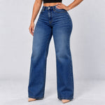 BootyLift™ BBL Mid-Low Rise Stretch Wide-Leg Jeans
