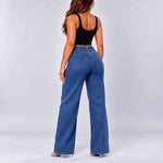 BootyLift™ BBL Mid-Low Rise Stretch Wide-Leg Jeans