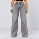BootyLift™ BBL Mid-Low Rise Stretch Wide-Leg Jeans
