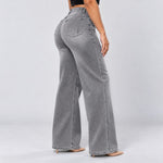 BootyLift™ BBL Mid-Low Rise Stretch Wide-Leg Jeans
