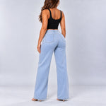 BootyLift™ BBL Mid-Low Rise Stretch Wide-Leg Jeans