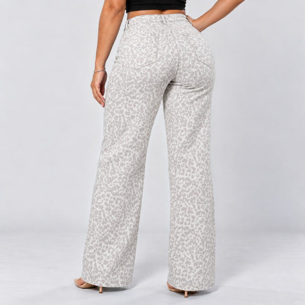 BootyLift™ BBL Mid-Low Rise Stretch Wide-Leg Jeans
