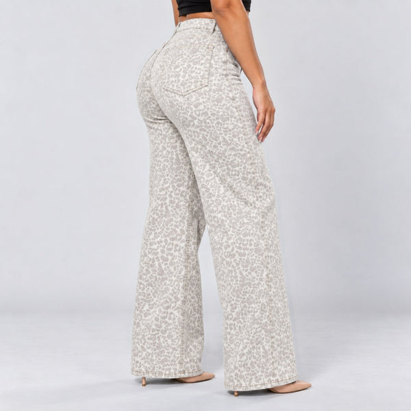 BootyLift™ BBL Mid-Low Rise Stretch Wide-Leg Jeans