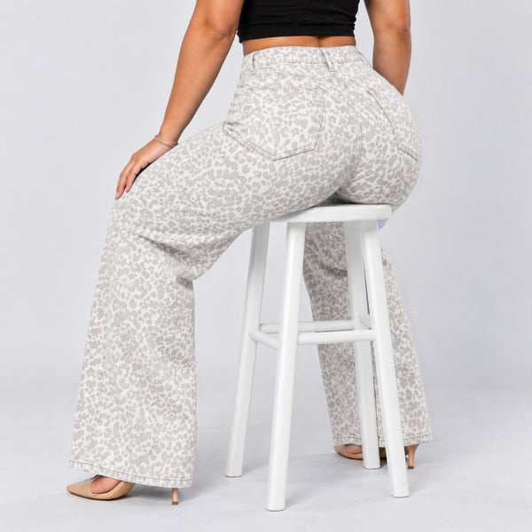 BootyLift™ BBL Mid-Low Rise Stretch Wide-Leg Jeans