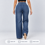 BootyLift™ BBL Built-In Lift High-Rise Straight-Leg Jeans