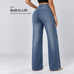 BootyLift™ BBL Built-In Lift High-Rise Straight-Leg Jeans
