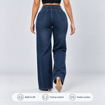 BootyLift™ BBL Built-In Lift High-Rise Straight-Leg Jeans